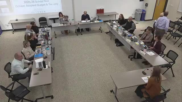MCPSD board adopts 2025–26 budget, certifies $101.15 million tax levy; board votes to enter closed session on personnel negotiations