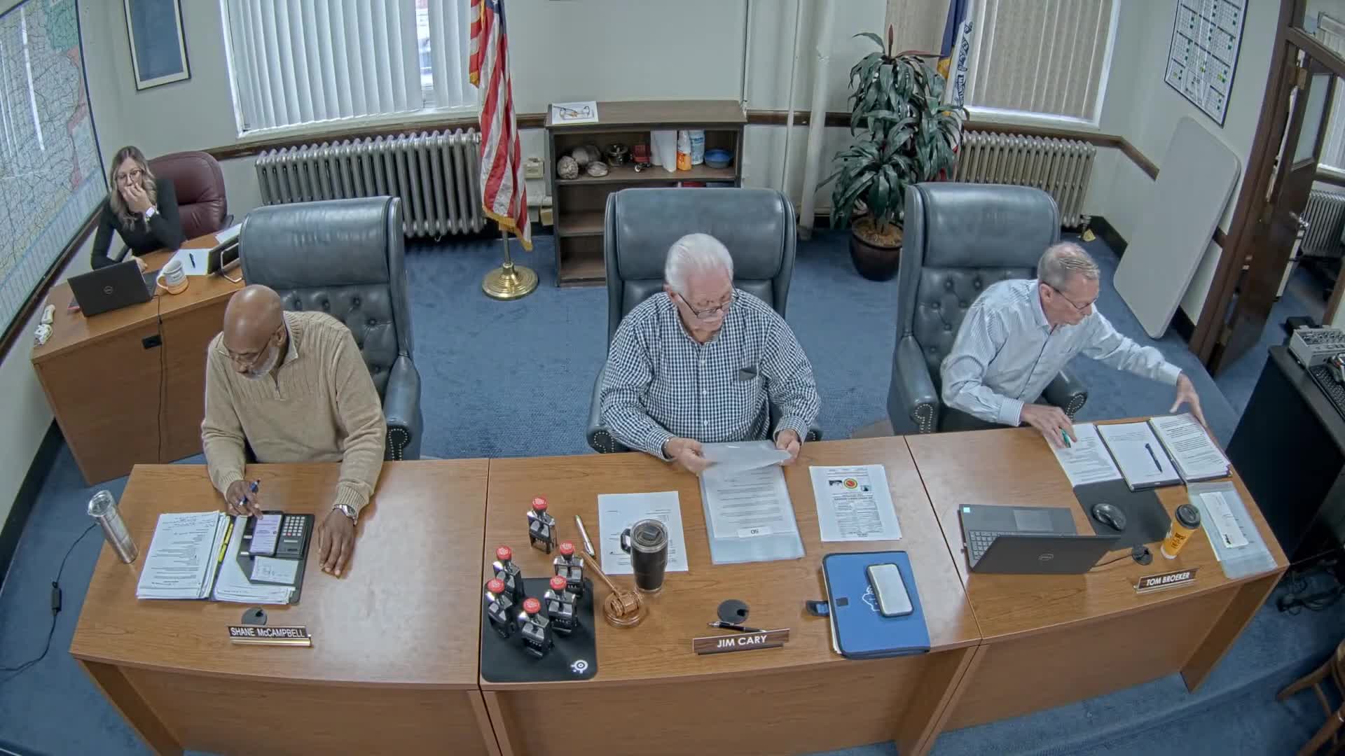 Board approves first reading to rezone 6-acre Tama Road parcel to industrial for outdoor storage