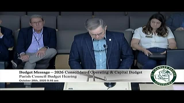 Sheriff Greg Champagne warns jail per‑diem undercurrent may require increased parish support