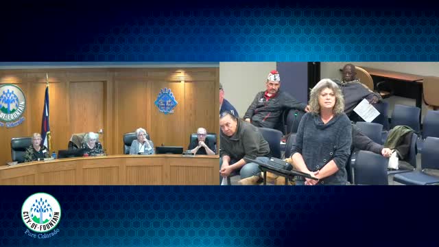 Resident asks who benefits from local solar farms; utilities director says city array offsets municipal use and savings spread across customers