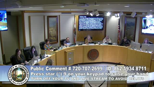 Humboldt planning commission'backed lot-line fix for Standard parcel; board approves rezone