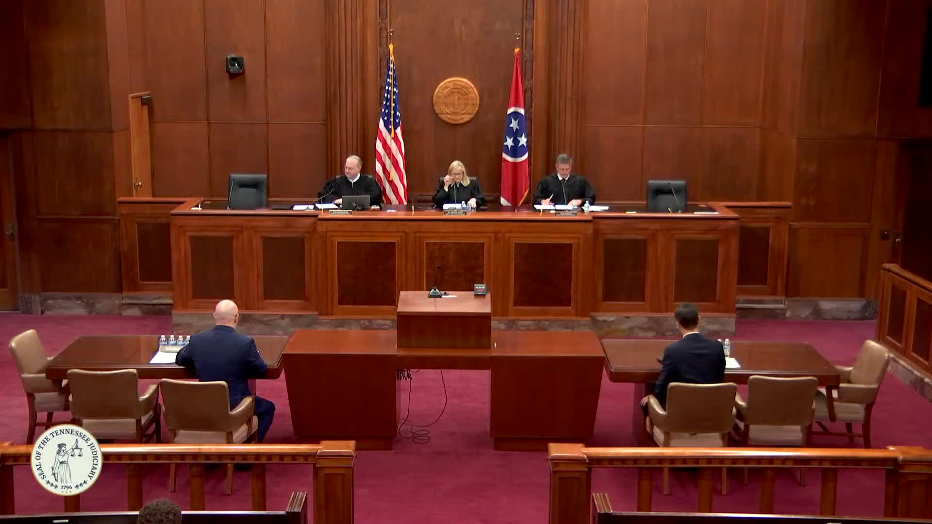 Tennessee appeals court hears challenge to trial courts sua sponte new-trial order in Presley homicide case