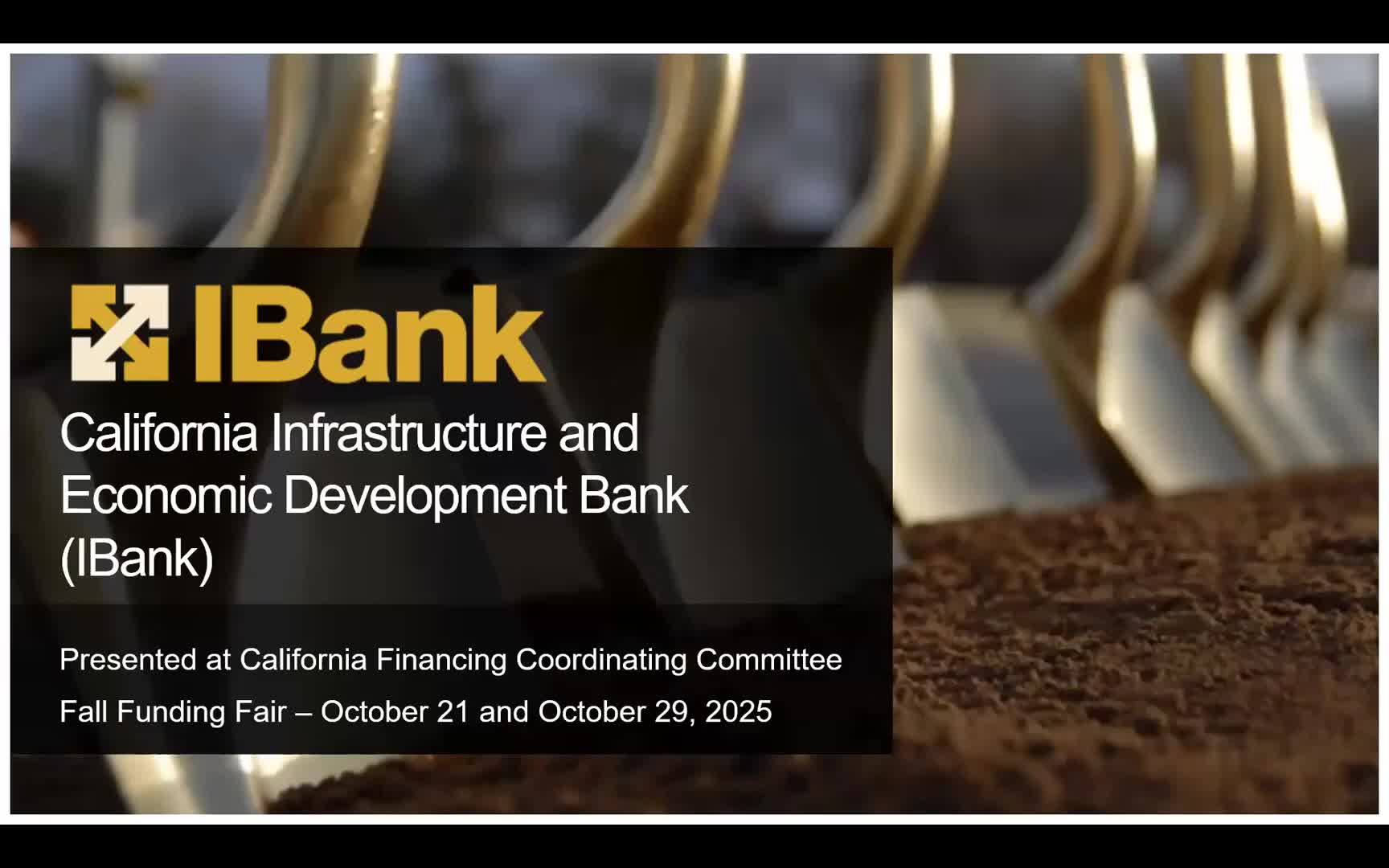 California Infrastructure Bank outlines ISRF loans: who qualifies and what projects they finance