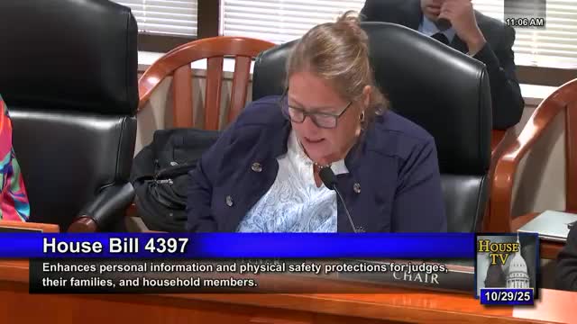 Committee adopts substitute to create Elected Officials Protection Act; sponsors stress safety, critics warn about disclosure gaps