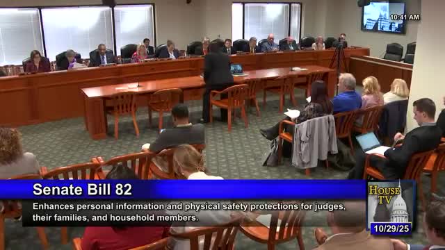 House committee adopts substitute to Judicial Protection Act after hours of testimony