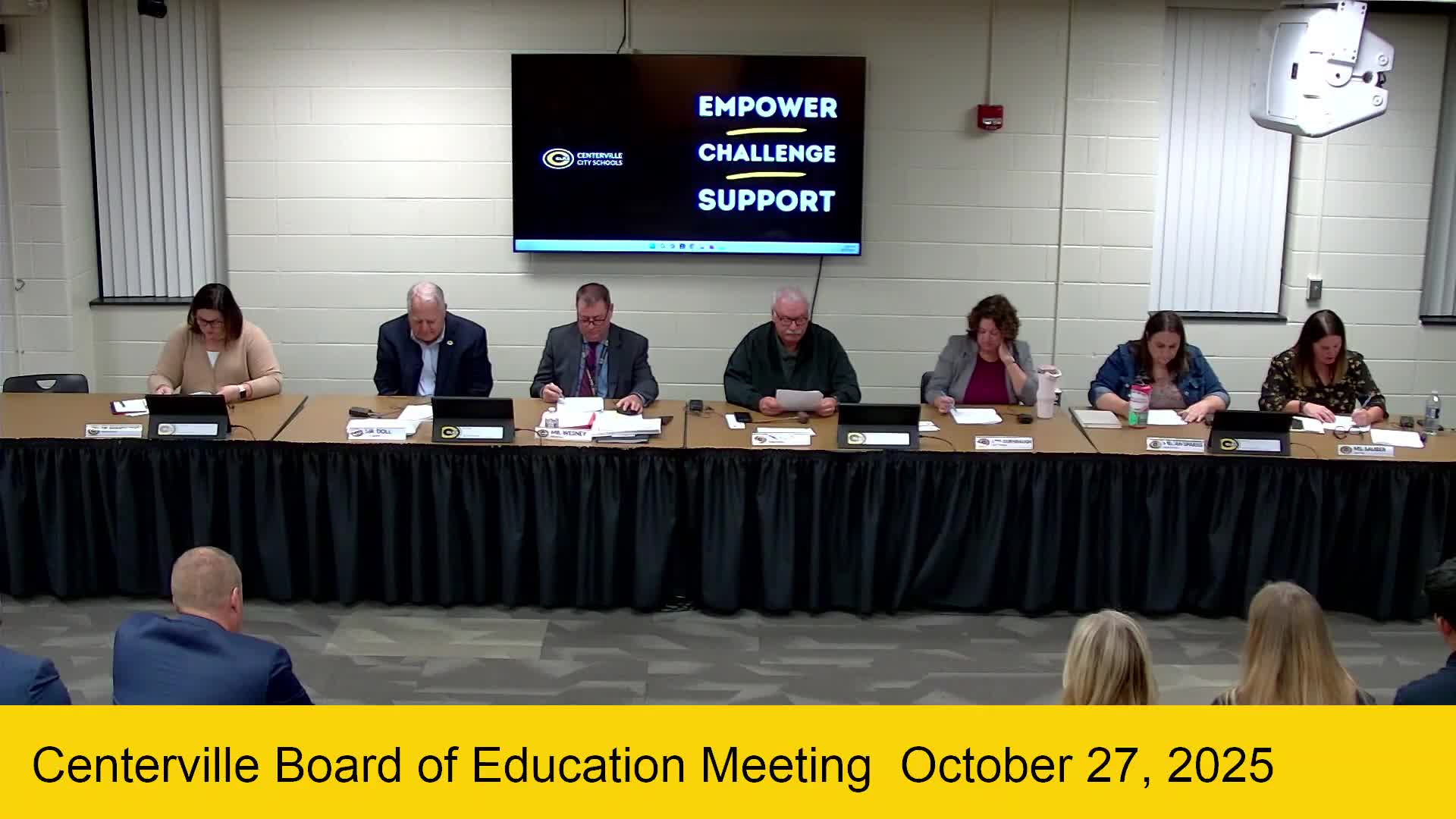 Votes at a glance: Centerville board approves routine personnel, special-education policies and an energy contract extension