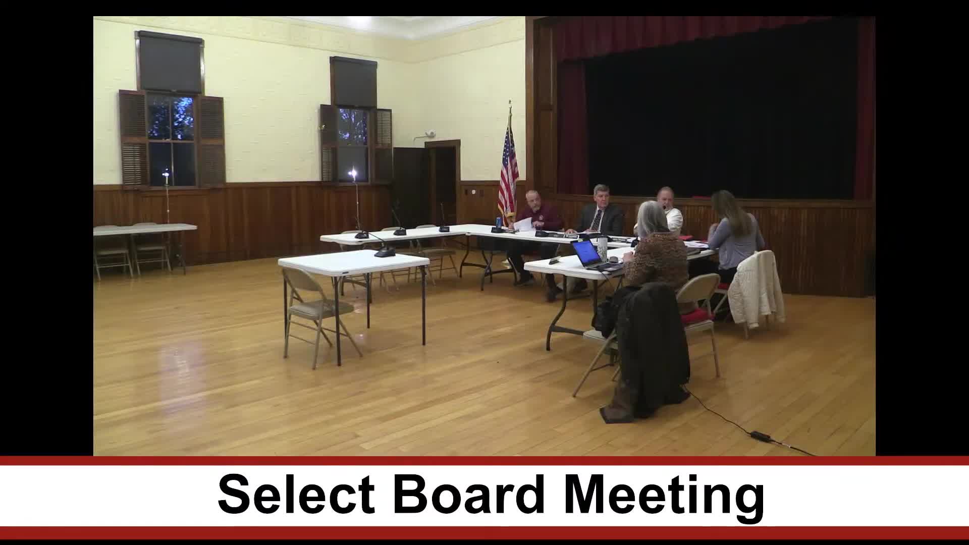 Selectboard authorizes chair to sign trust-fund consolidation documents