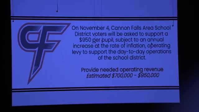 Cannon Falls schools propose $950-per-pupil operating levy to close budget gap