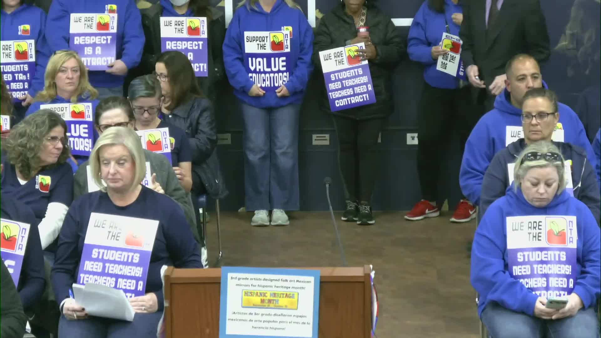 Community advocate asks board to adopt fuller NYSSBA policy set as board approves non‑represented employee and multiple consent policies