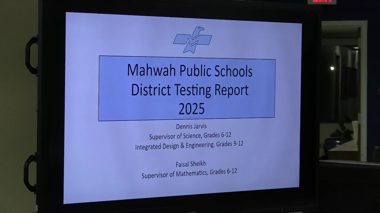 Mahwah district testing shows gains in elementary science and third-grade math; middle-school results mixed