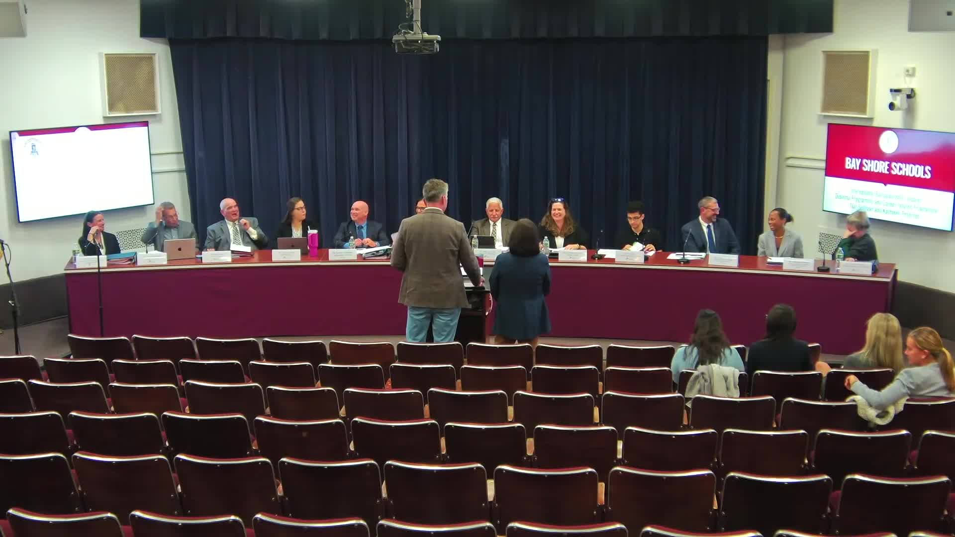 Bay Shore board hears IB program review and Northwell partnership for career-related pathways