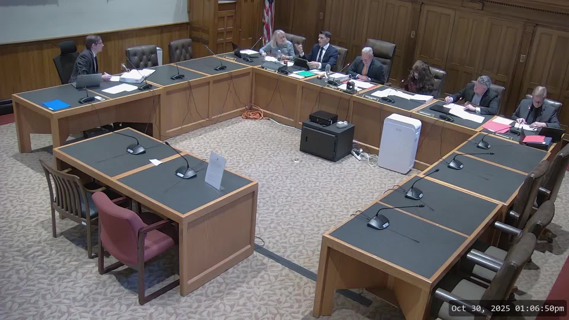 Committee sends blockchain and digital currency bill to study after heated debate over local control and consumer protections