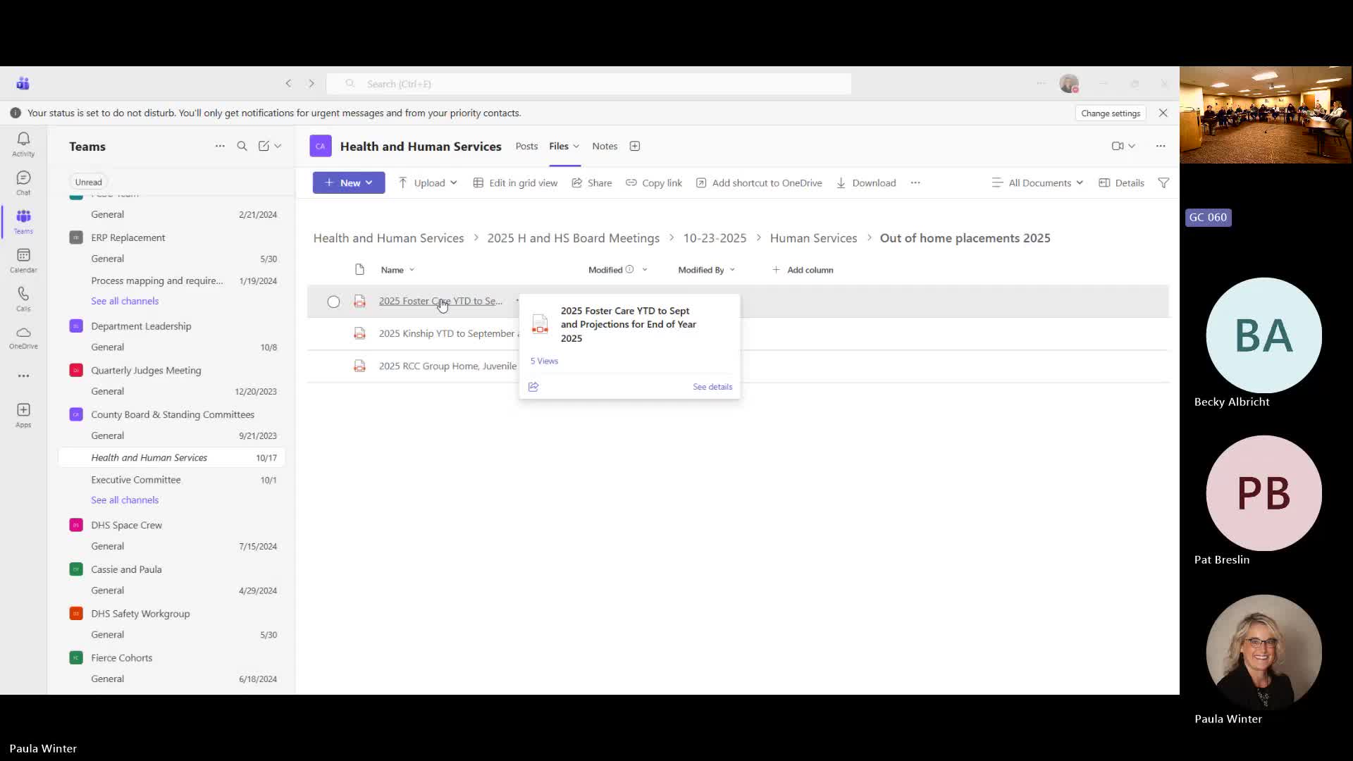 Dunn County: rising residential placement costs strain human services budget; supervisors push for state-level solution
