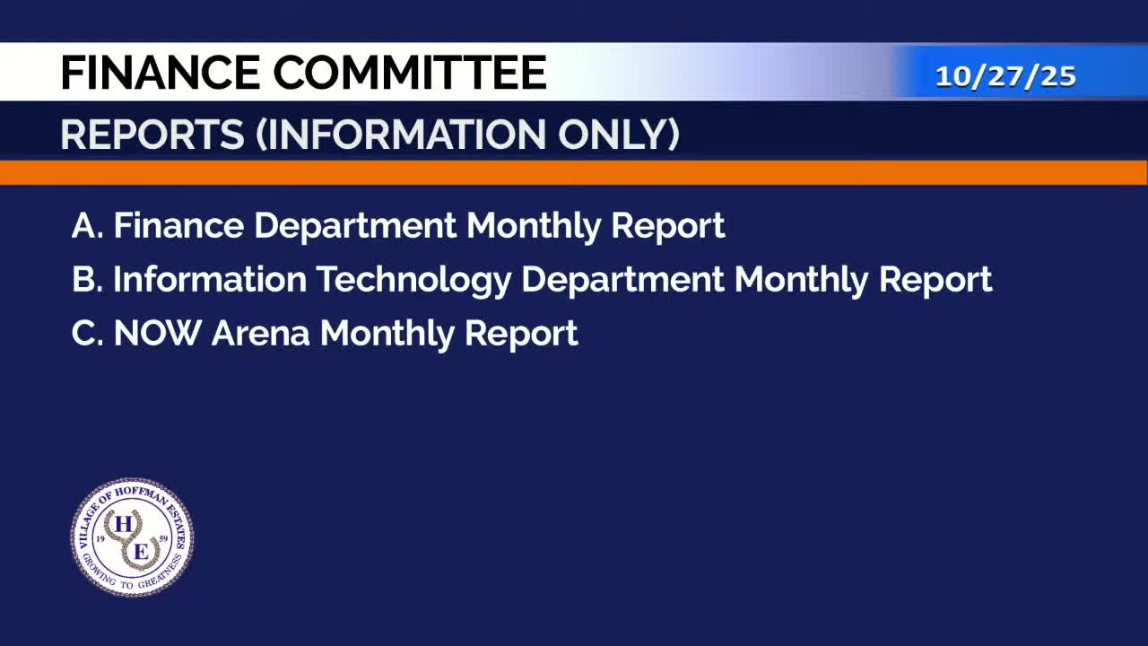 Finance committee discusses building permit shortfalls and shift from local use tax to destination-based sales tax
