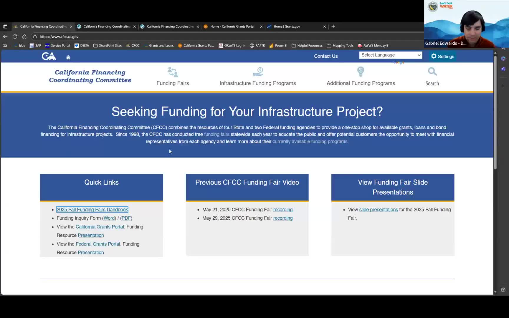 Federal funding and Reclamation’s WaterSmart: application tips and NEPA timing