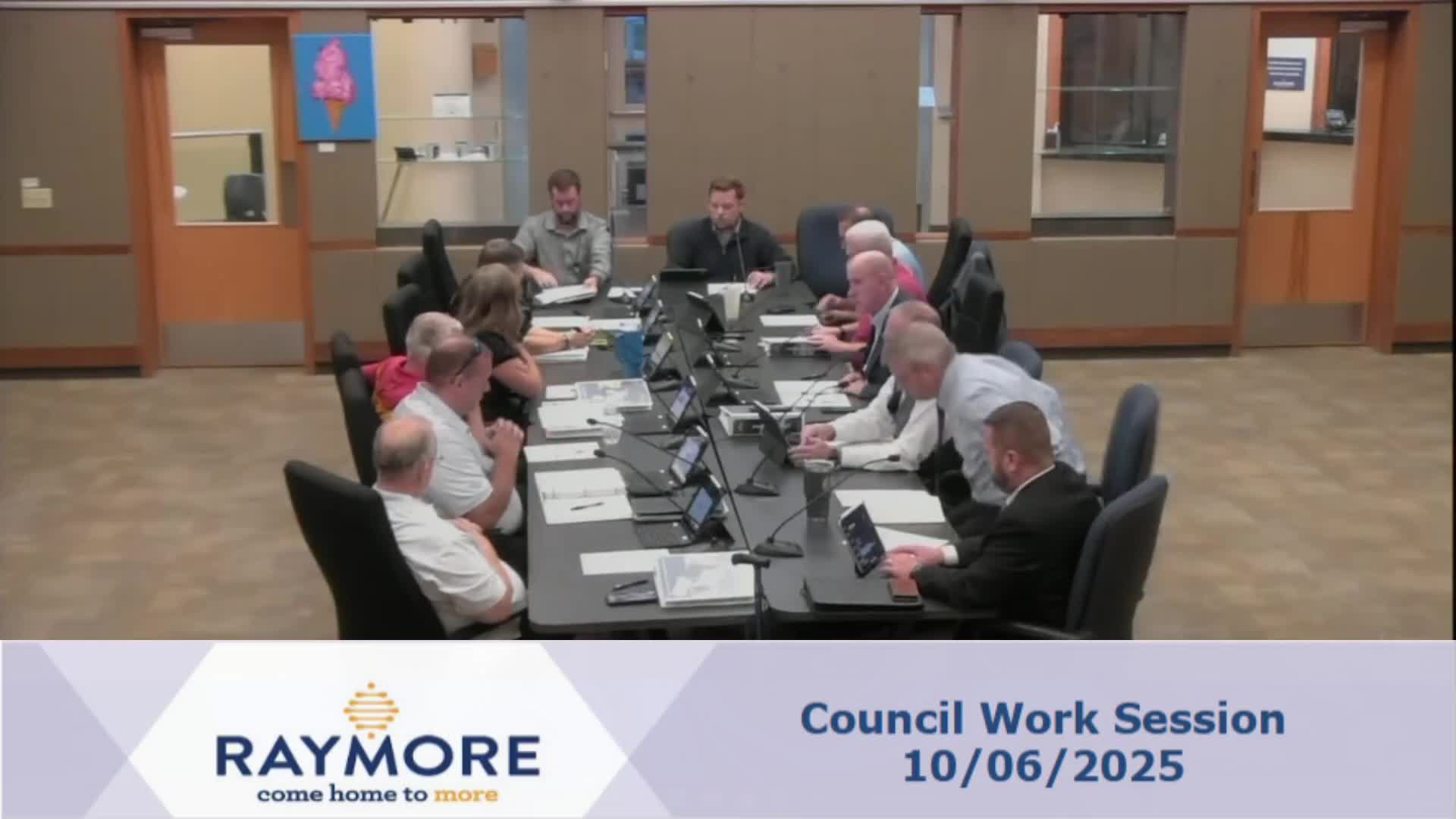 Raymore budget update: July 3 fireworks set; staff to demo mowing/street‑sweeper option