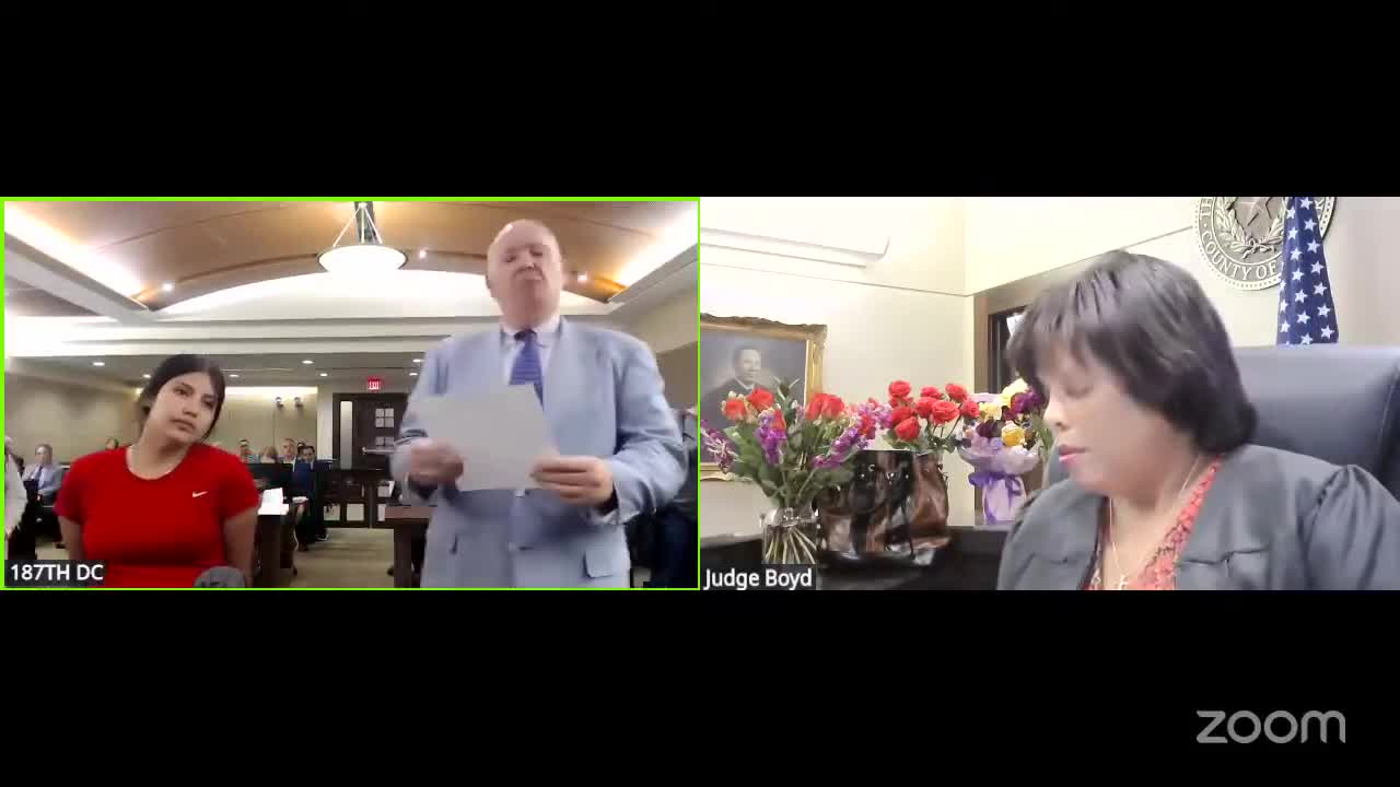 Judge Boyd Accepts Plea, Grants 3-Year Deferred Adjudication to Valerie Marino