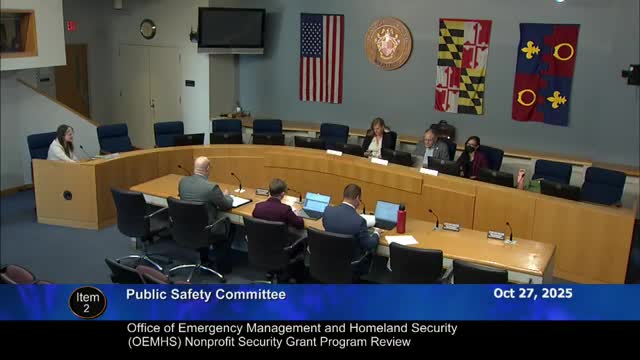 County outlines $1.2 million nonprofit security grant program; eligibility, caps and camera uptake discussed