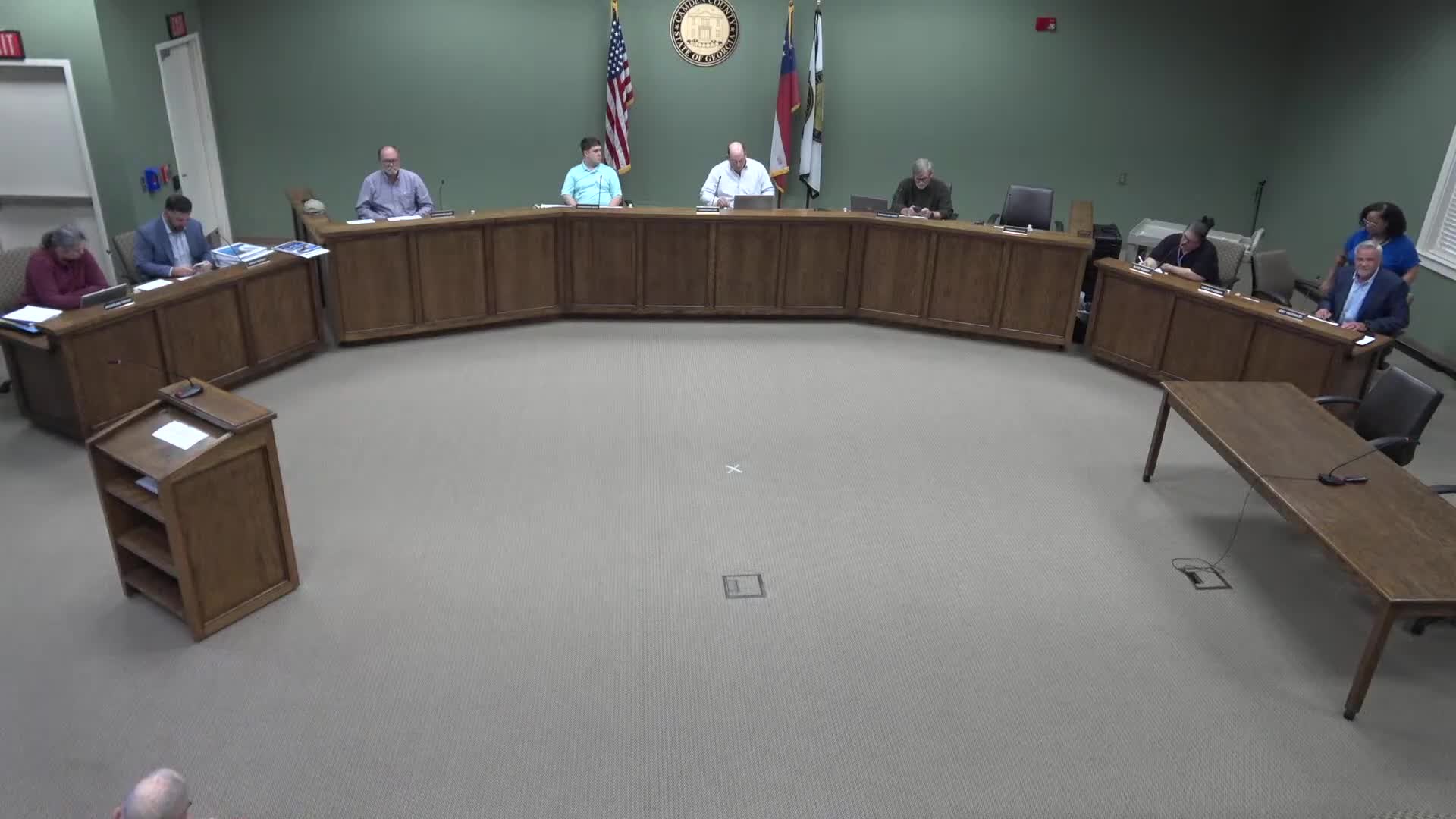 Camden County adopts amended budget 4–1 after debate over airport funding and project cuts