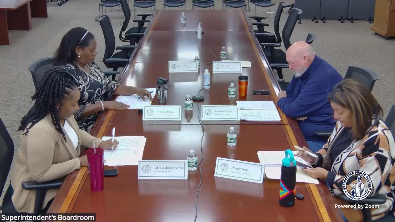 Subcommittee sets timeline to use DESE summative tool for superintendent evaluation