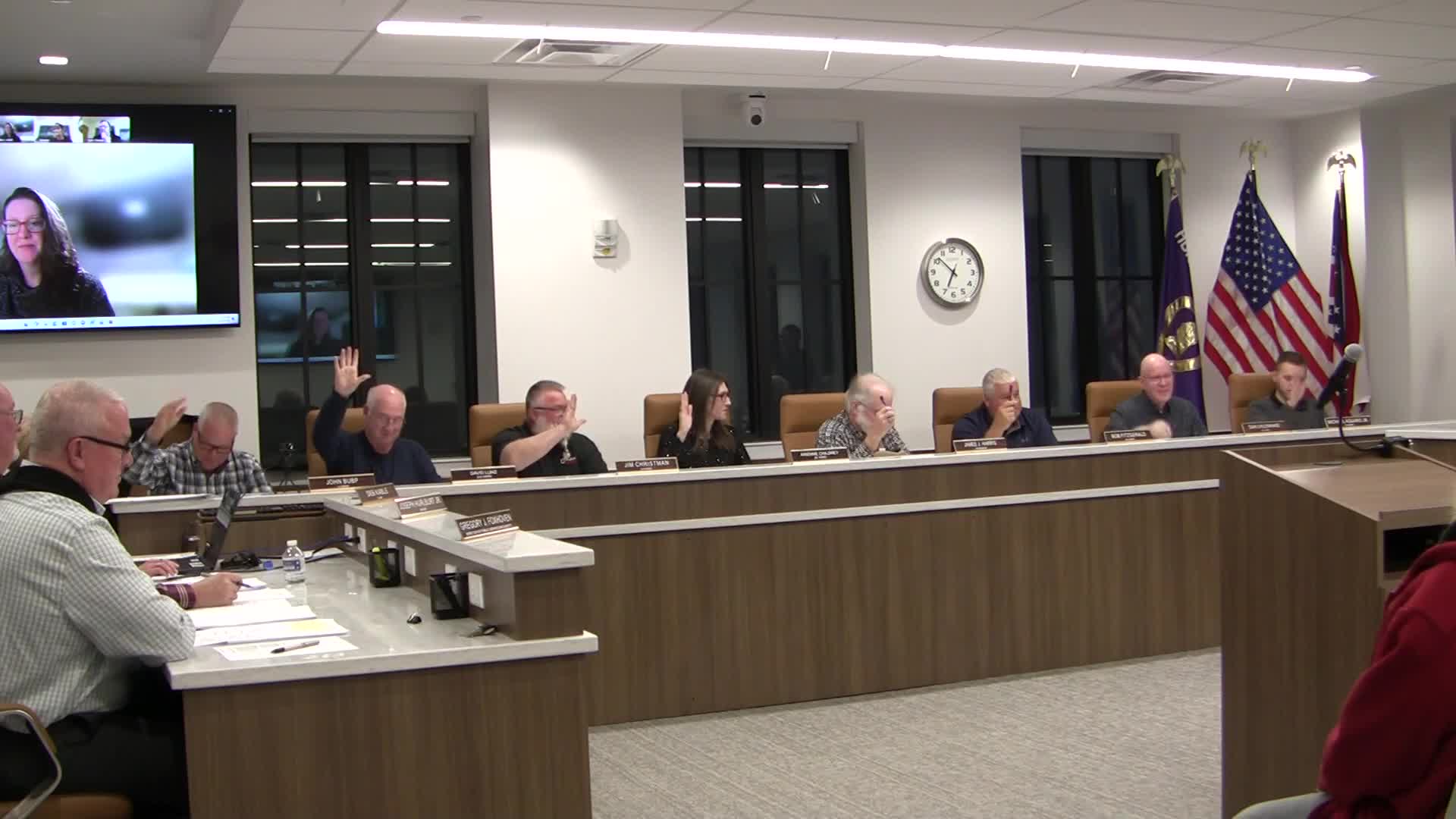 Council moves supplemental appropriations, hears multiple ordinances and a 9-1-1 addressing resolution