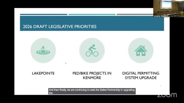 Kenmore adopts 2026 capital improvement program covering parks, transportation, surface water and facilities