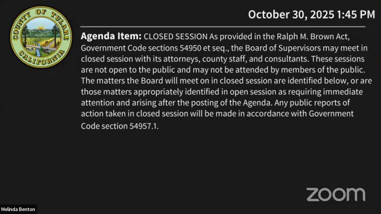 Tulare County supervisors report 4-0 vote to dismiss public cemetery district manager