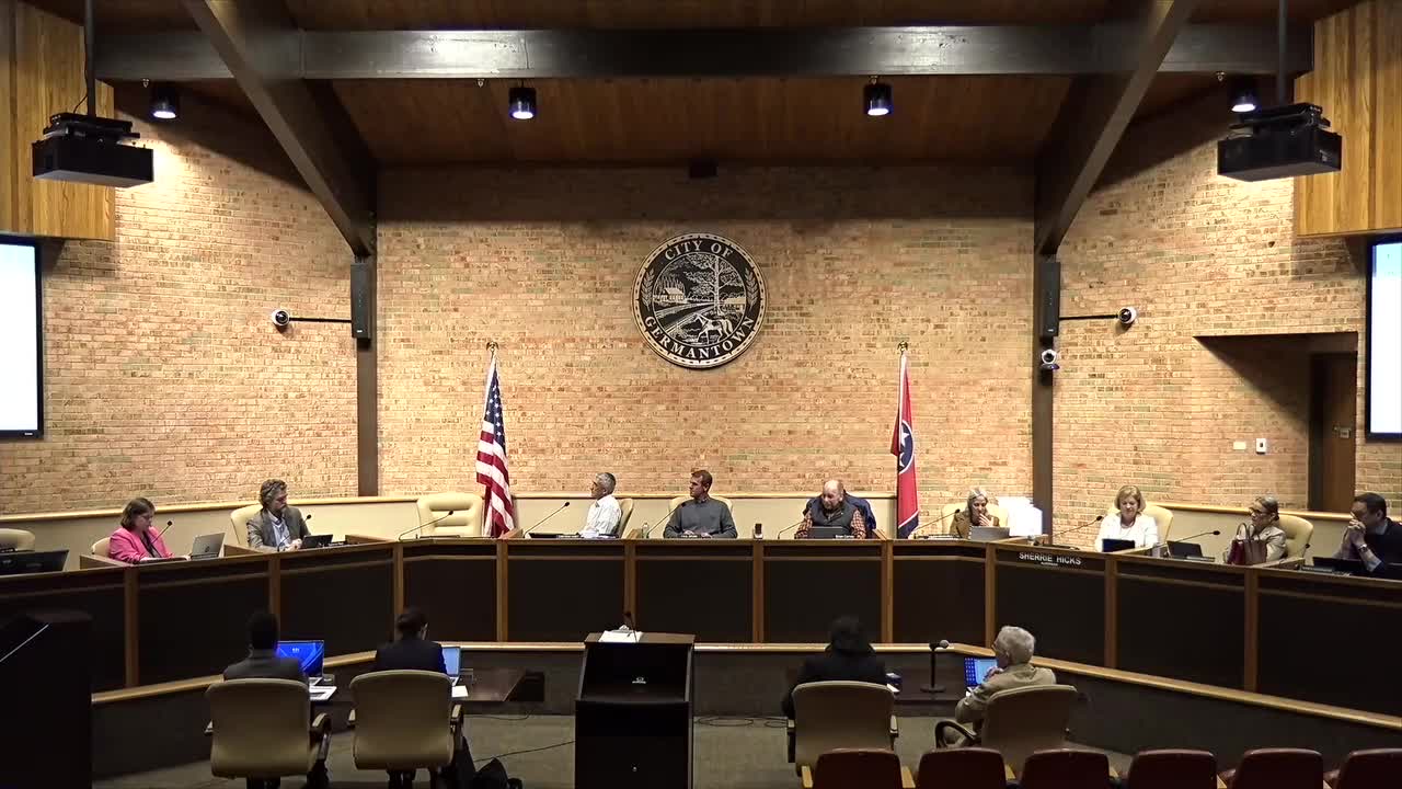 Germantown commission approves zoning and fence-code text amendments; staff to route package to Planning Commission and Board