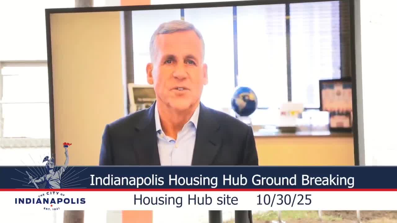Indianapolis breaks ground on low-barrier housing hub to serve people experiencing homelessness