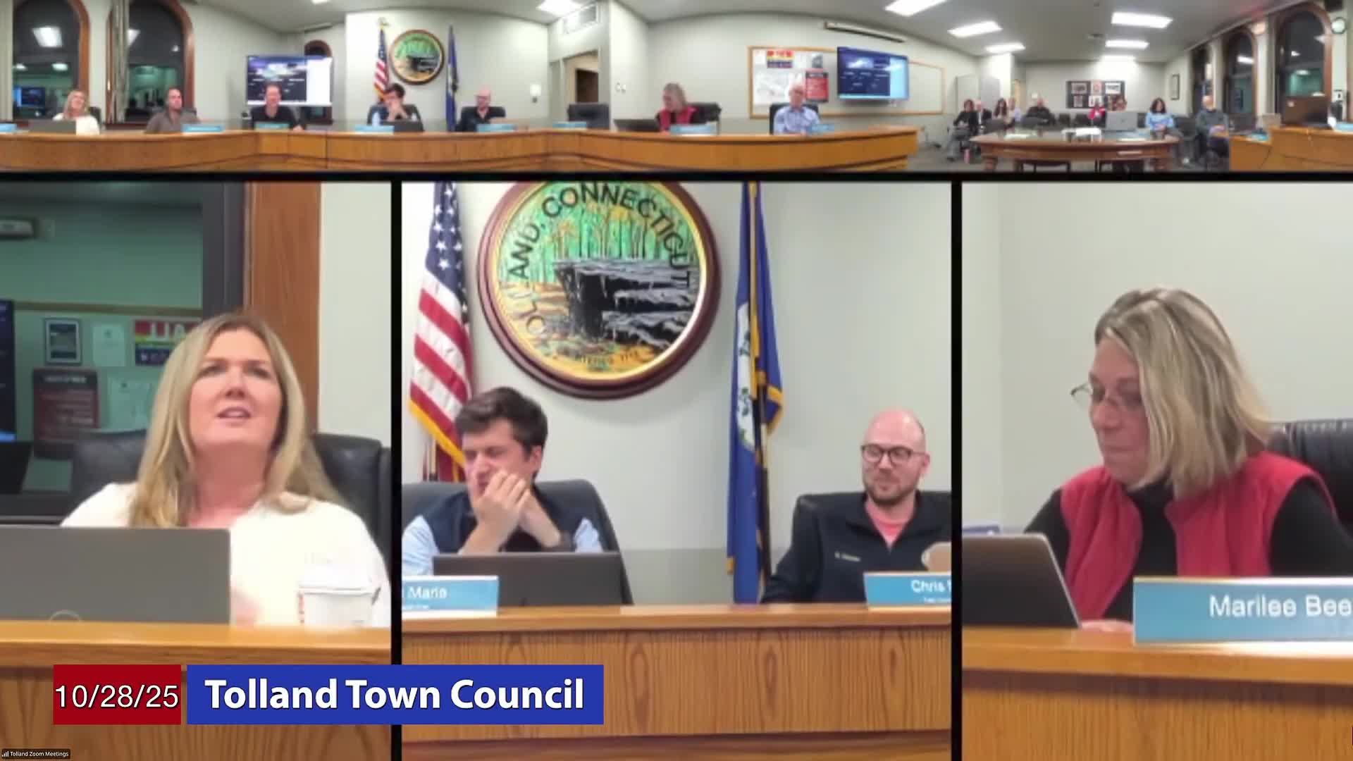 Tolland council raises base benefit for senior/disabled tax relief, approves income cap tied to median