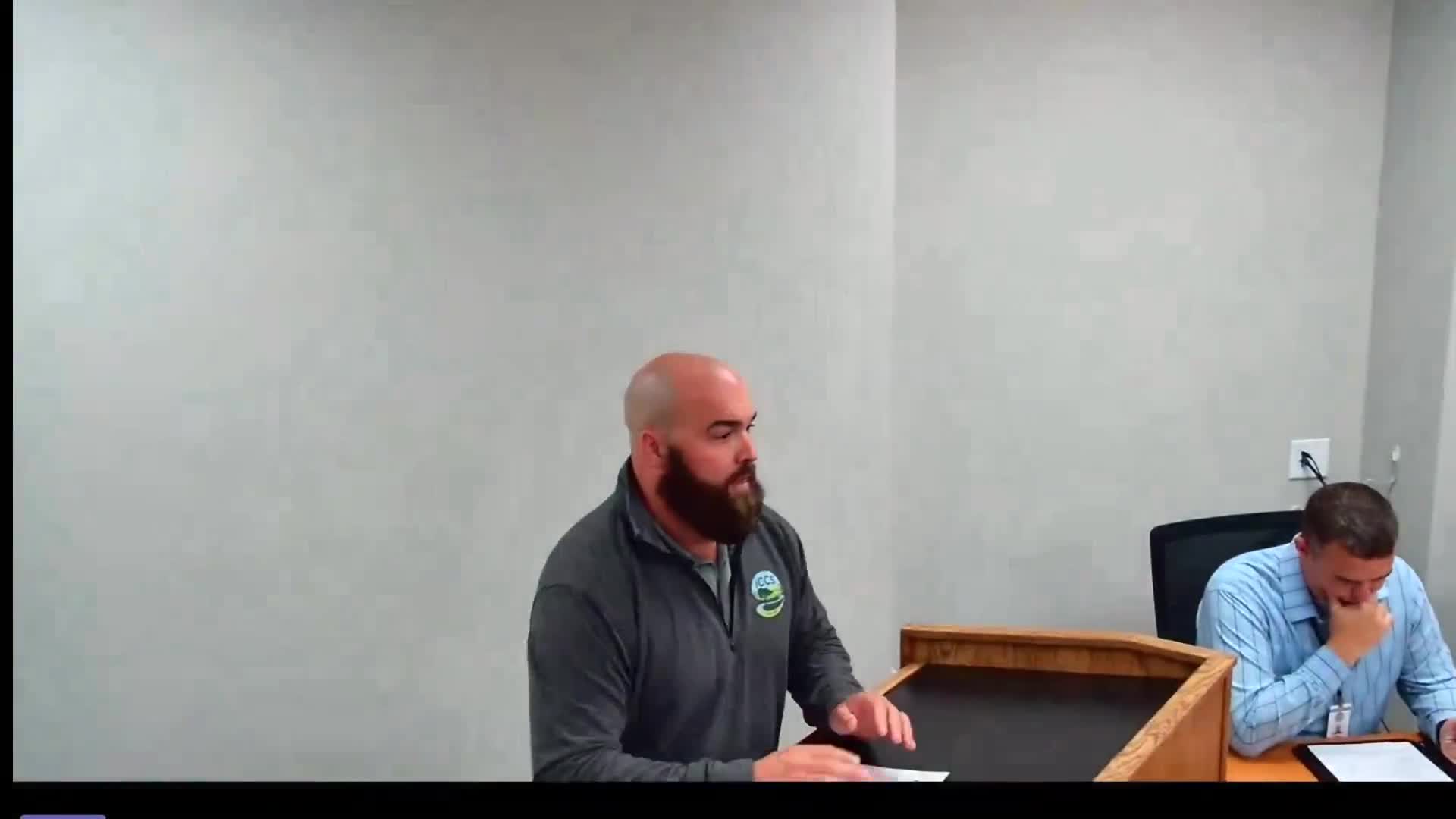 County conservation staff report annual weed control work; board authorizes chair to sign report