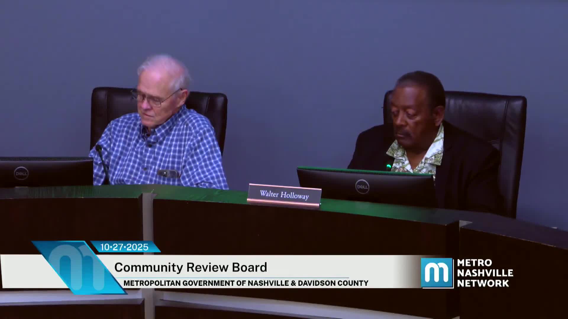 Nashville Community Review Board reviews vacancies, MOU anniversary and outreach plans