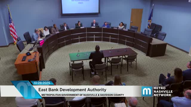 HDR outlines program management, master utility plans and cash‑flow work for East Bank projects