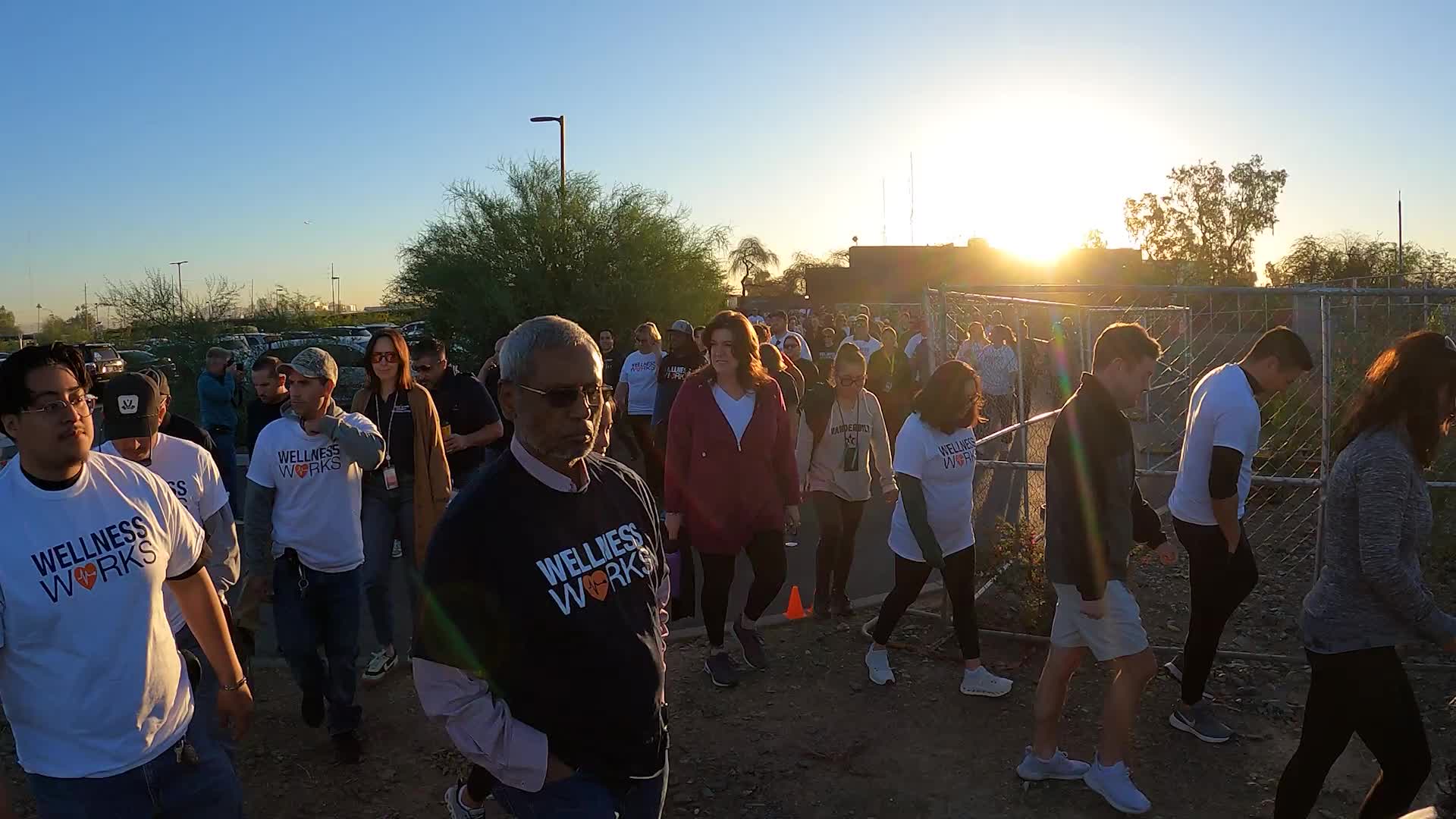 Durango employee wellness walk draws about 250 staff, features adoptable dogs from animal care and control