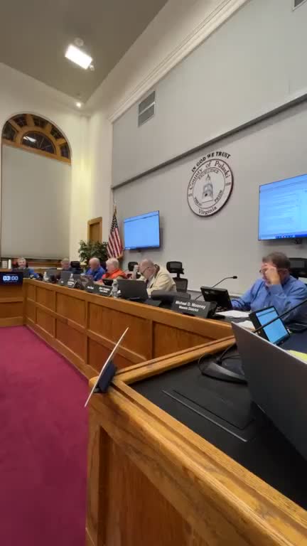 Pulaski County supervisors approve budget rollover, truck restriction and multiple rezonings; appointments and proclamation adopted