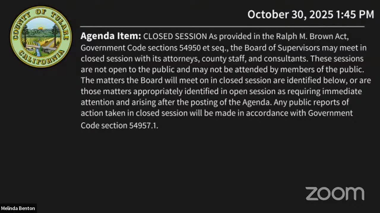 Tulare County supervisors report 4-0 vote to dismiss cemetery district manager