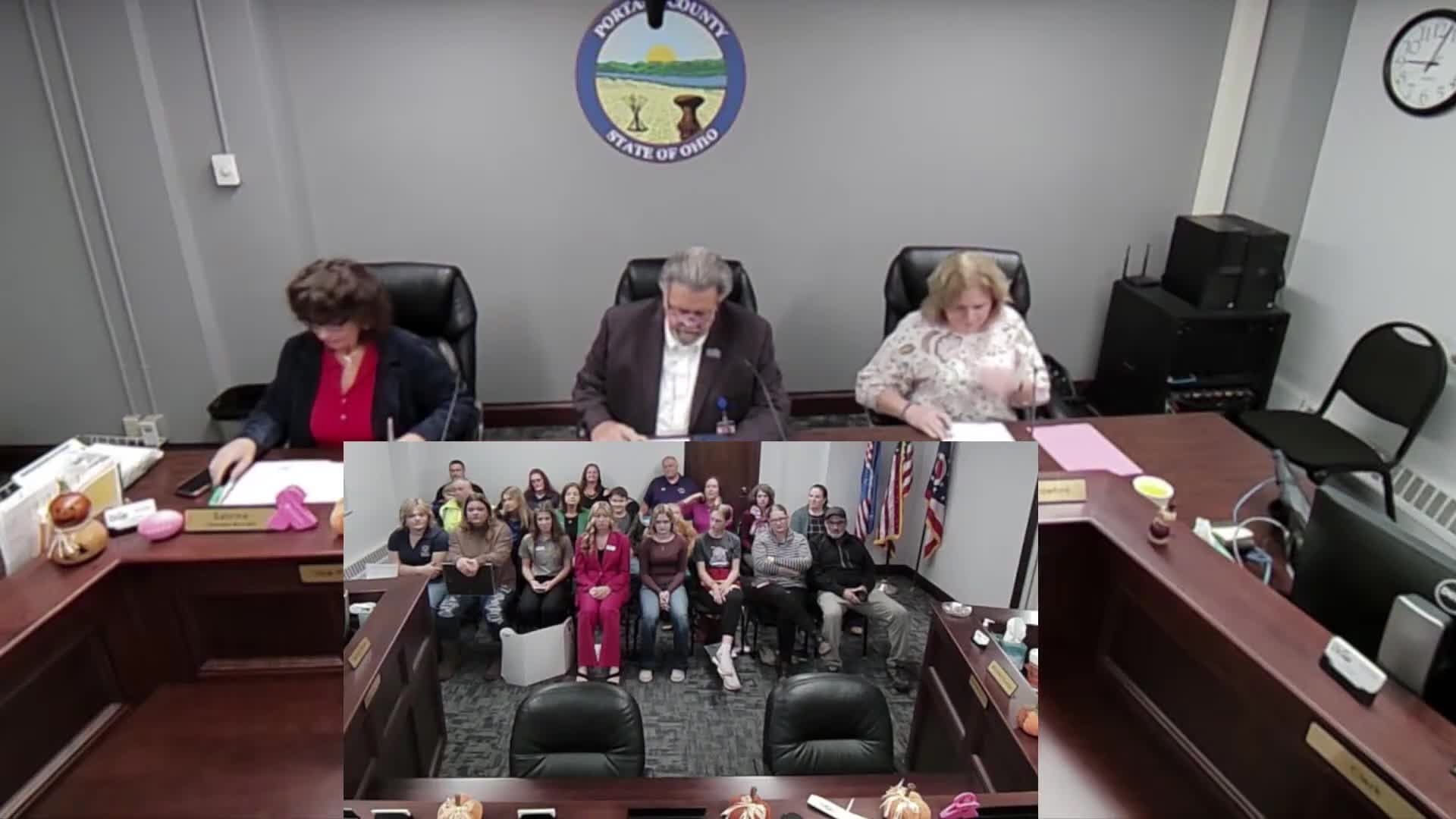 Portage County proclaims 'Larry Dudek Day' and hears 4‑H members recount state and national honors