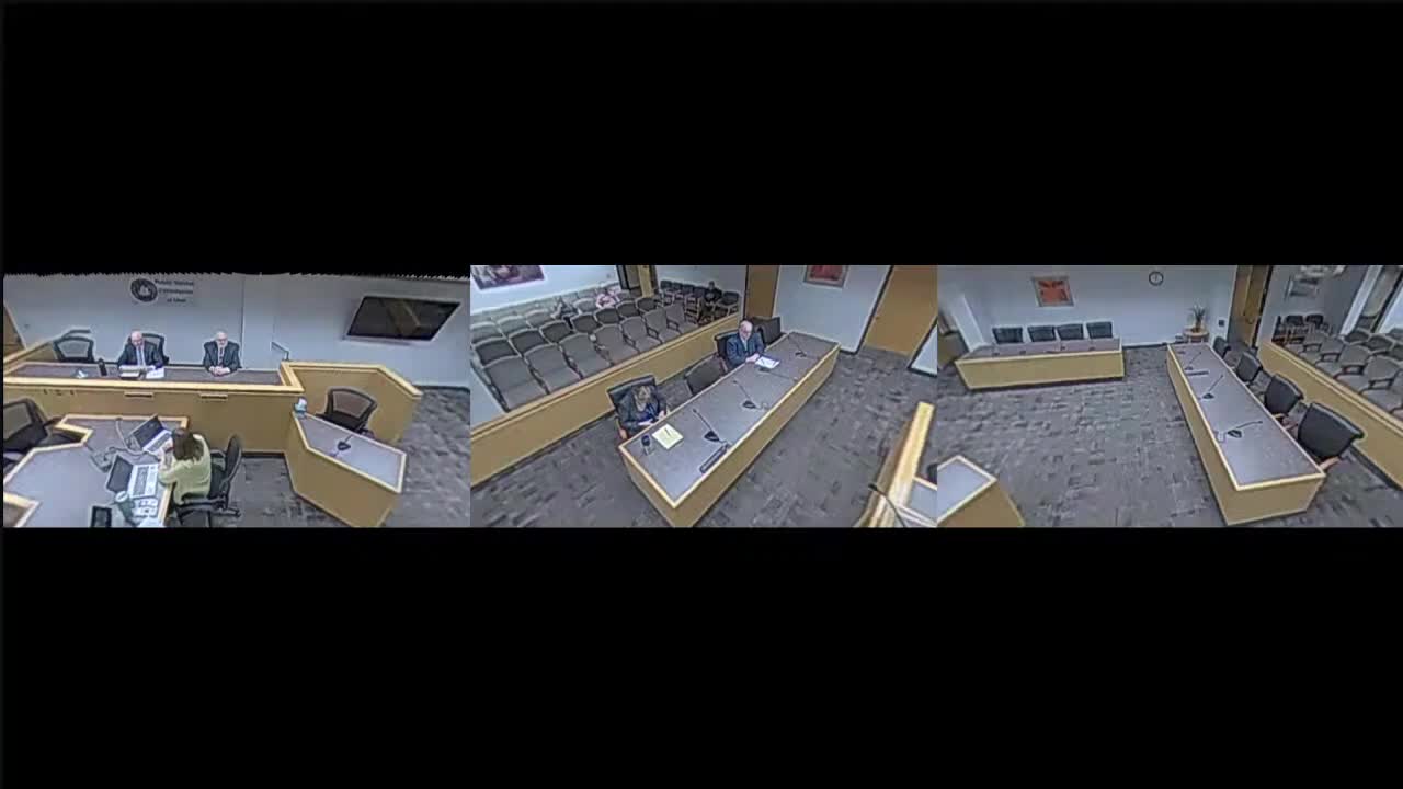 Utah PSC holds public-witness hearing on proposed large-load service fee; no public speakers