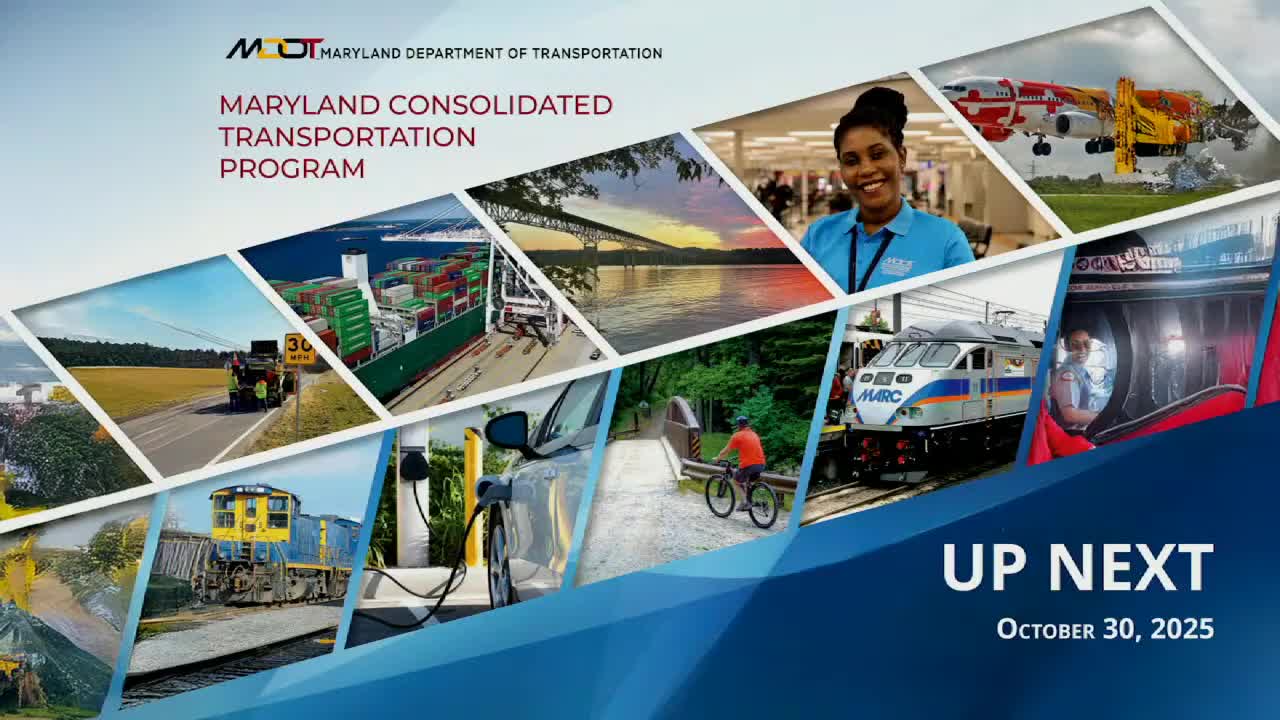 MDOT presents $21.5 billion draft CTP, highlights Carroll County bridge, bikeway and airport funding