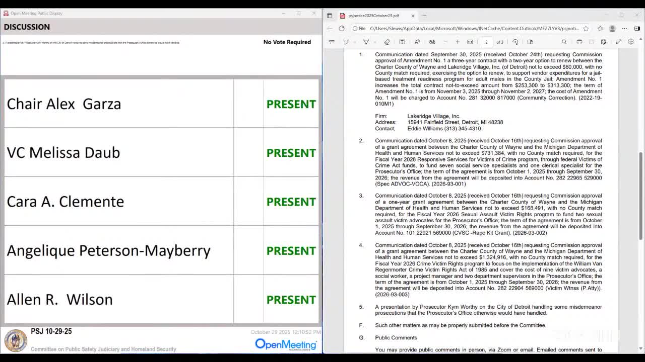 Prosecutor outlines plan to shift many Detroit misdemeanor cases to city and to pilot community courts countywide