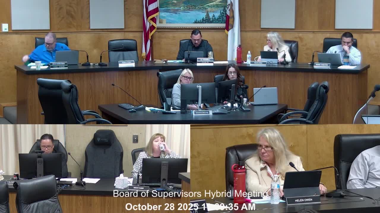 Lake County supervisors warn of possible Nov. 1 lapse in federal food aid; county weighs continuum-of-care spending for mobile shelter buses