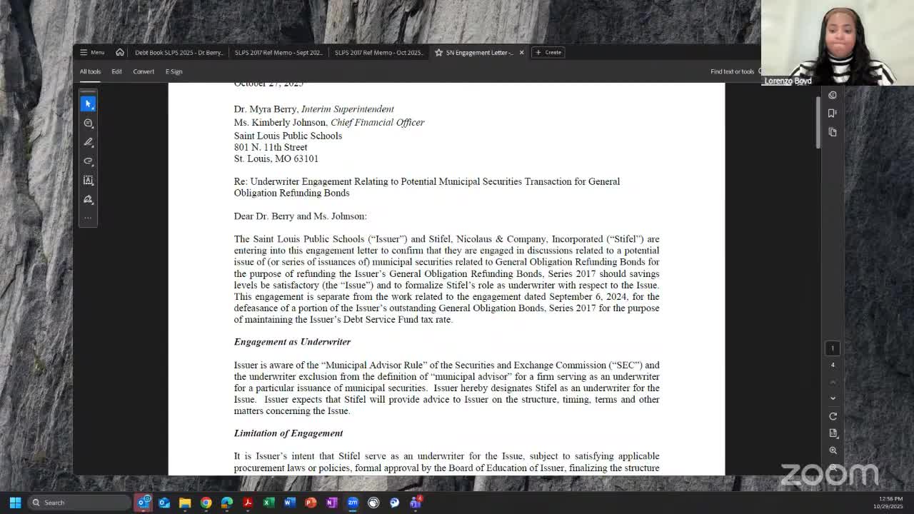 CFO presents early FY26 revenue shortfalls, Prop S encumbrances and audit corrective actions