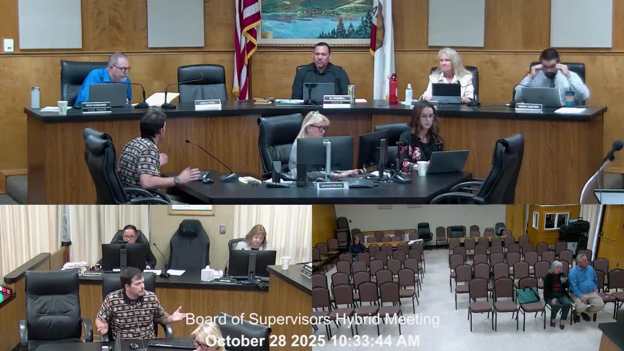 UC Cooperative Extension outlines oak stewardship, wildfire resilience and tree-mortality concerns to Lake County supervisors