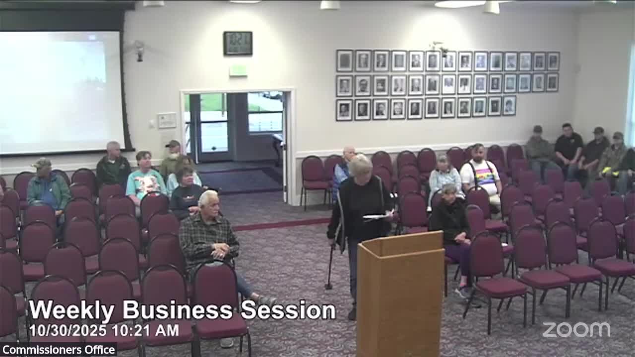 Residents allege commissioner-linked Facebook pages defame locals; board stops short of formal rebuke