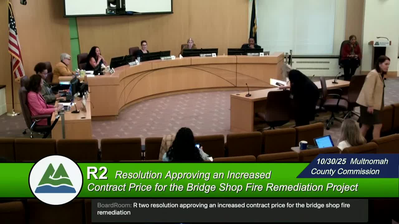 County approves added cost, ADA platform lift for bridge‑shop fire remediation