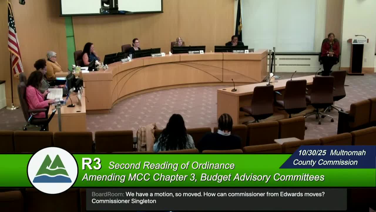 Board adopts CBAC code changes on second reading; ordinance clarifies membership and operations