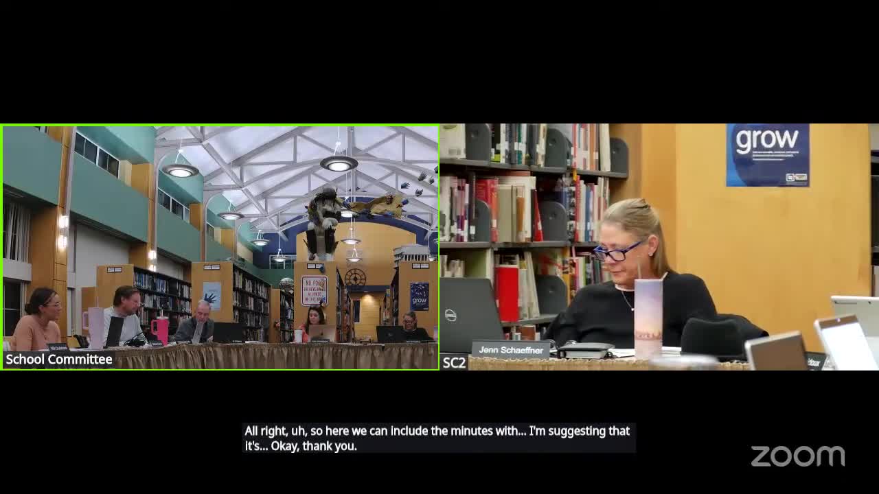 School committee approves policy updates, accepts donations and moves toward roof procurement