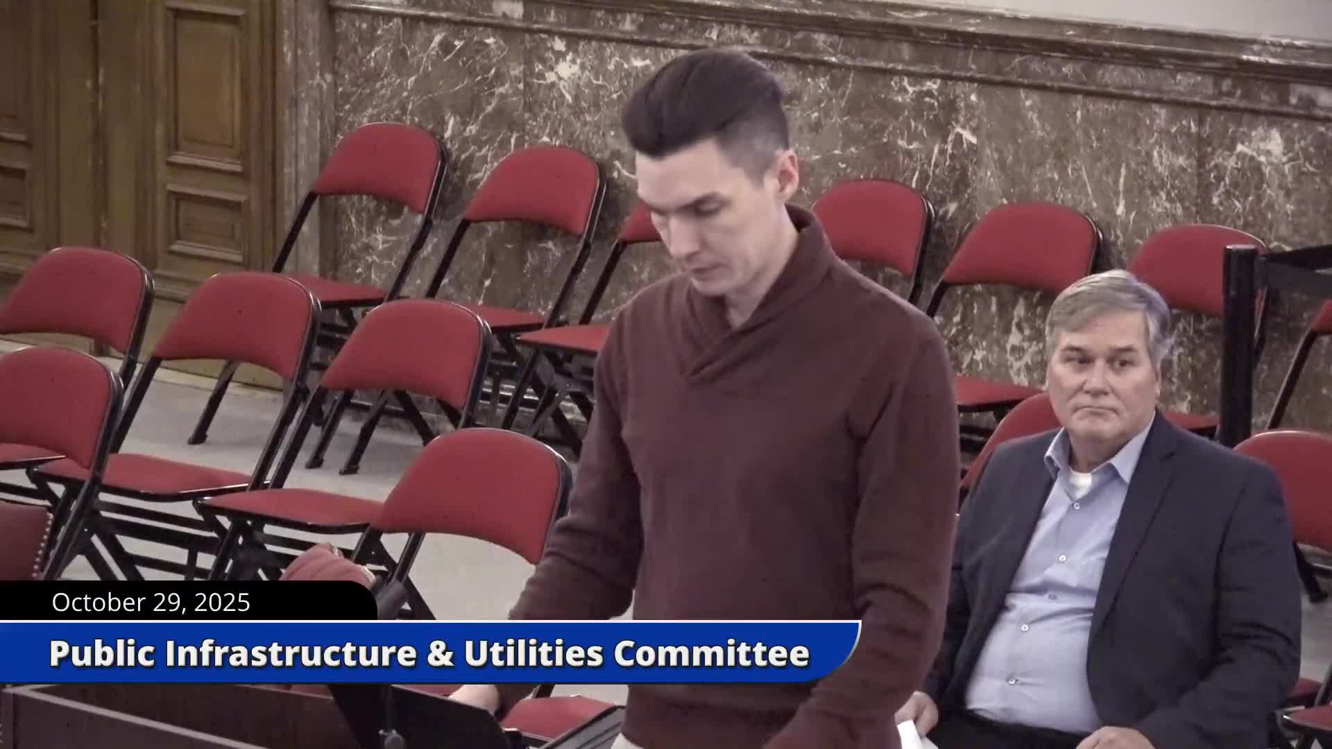 Committee approves four‑way stop at Virginia and Cherokee, citing safety near school and senior housing