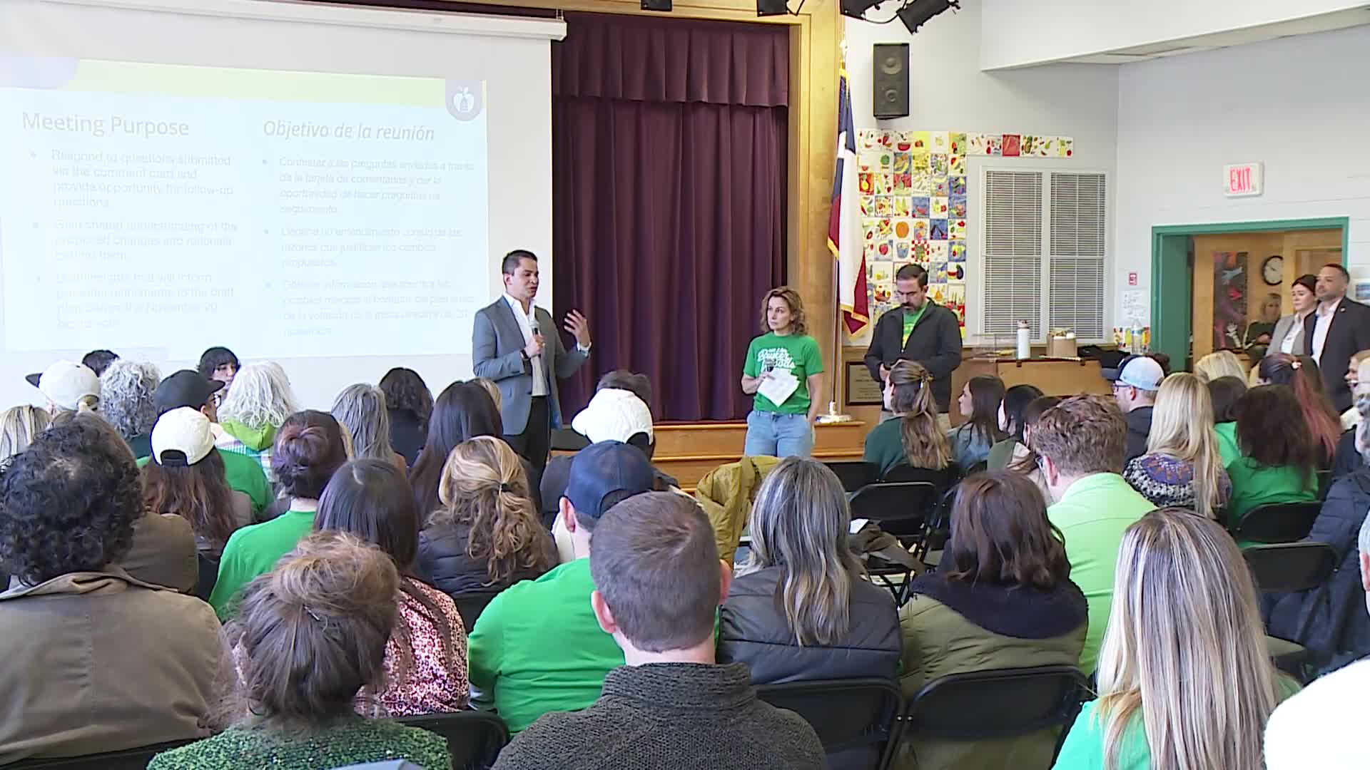 Austin ISD draft consolidation plan prompts opposition at Barker Woods meeting