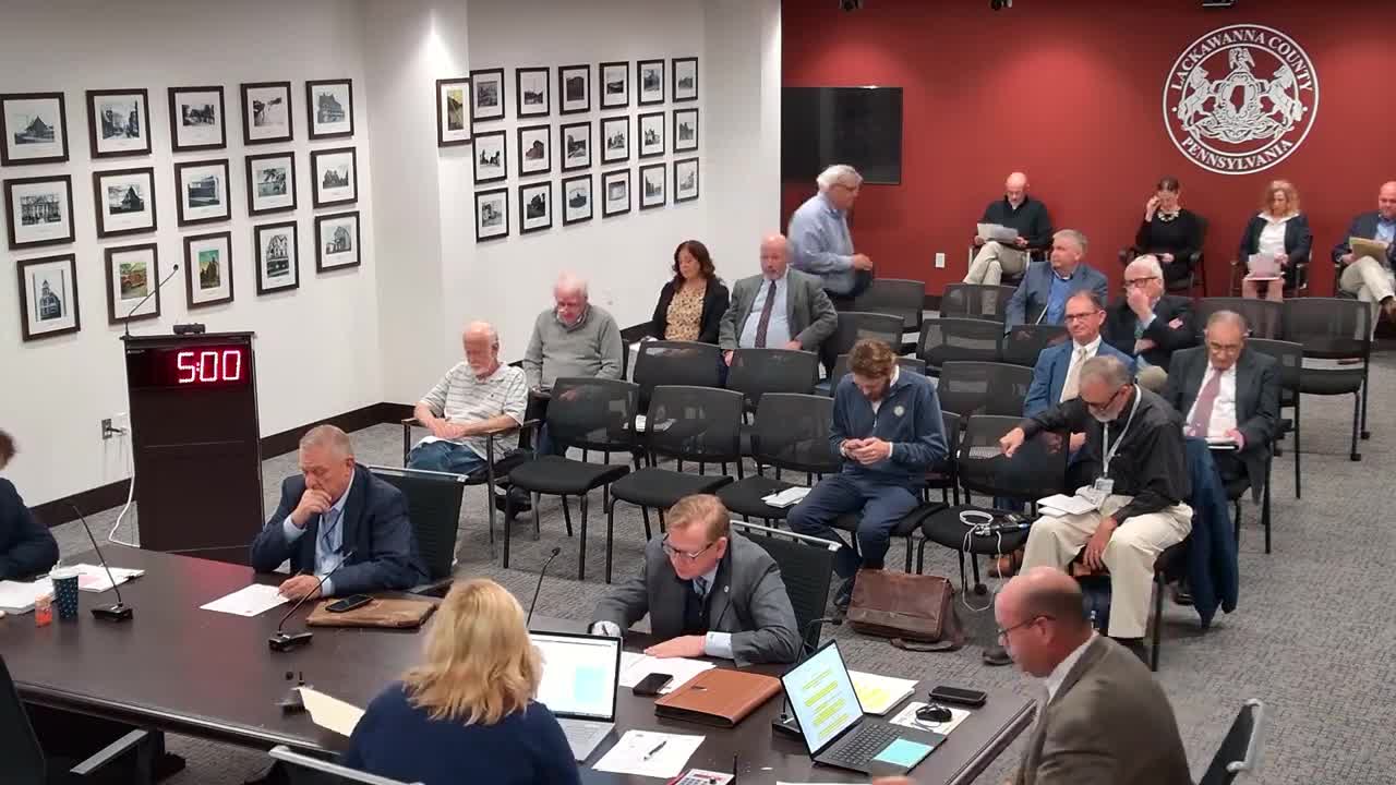 Lackawanna County holds first reading of $15 million tax anticipation note ordinance